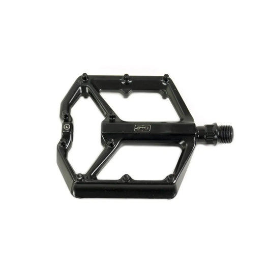 SD CNC Aluminium BMX Race/MTB/Downhill Flat Pedal - Black