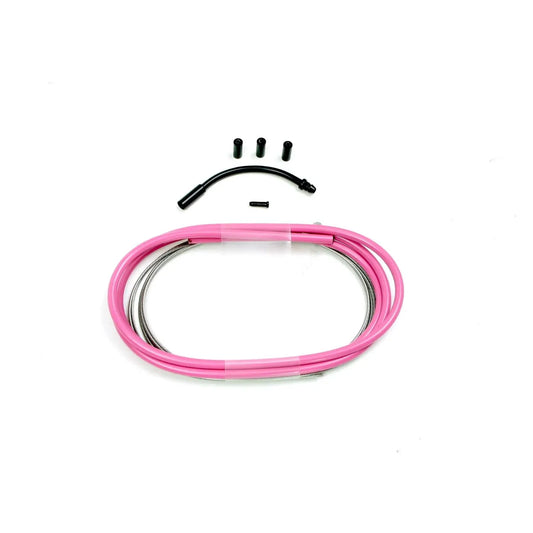 SD Slick Full BMX Race Brake Cable Kit - Pink