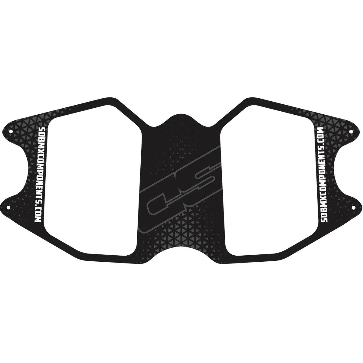 SD BMX Race Sideplate V2 - Black/Grey/White