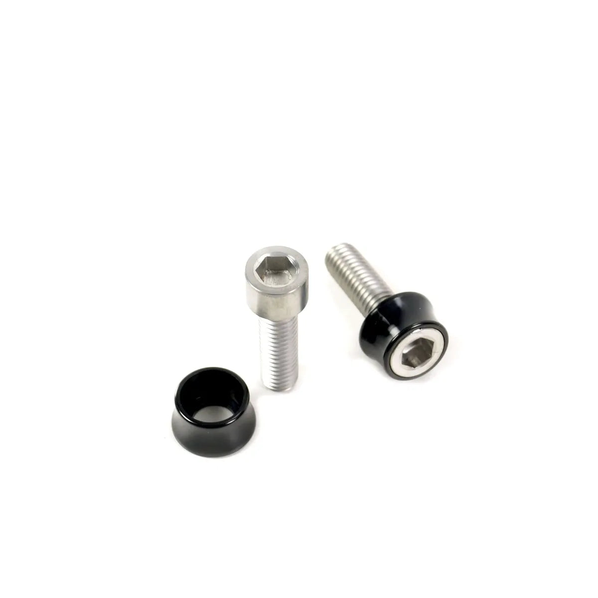 SD-X Hub 3/8 Titanium BMX Race Bolts + Cap Set (2pcs)