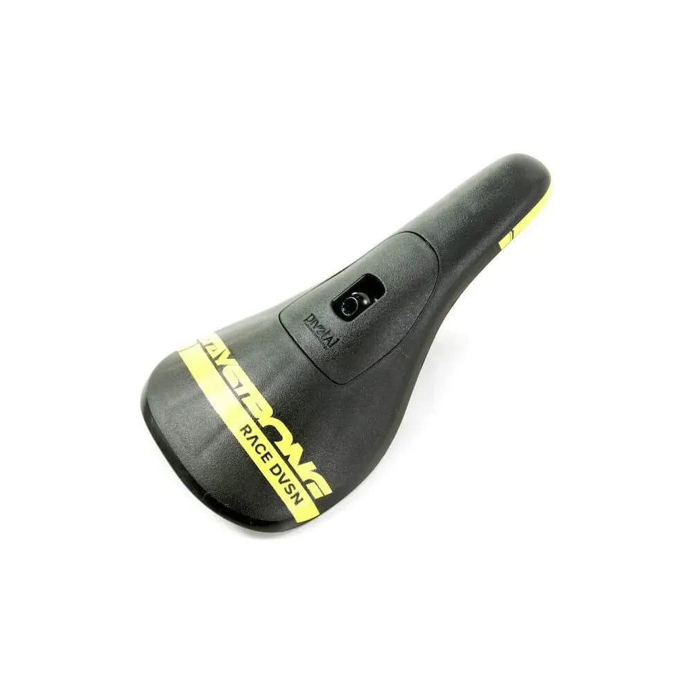 Stay Strong Stripe Plastic Pivotal BMX Race/MTB/Downhill Seat  - Yellow Print