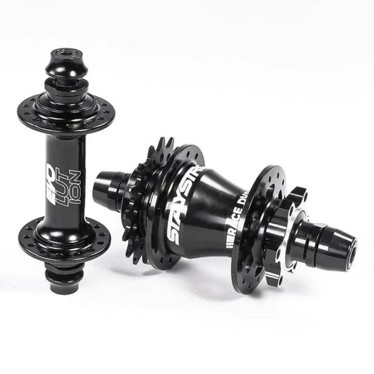 Stay Strong Reactiv Disc BMX Race Hubset - 10mm - 28H - Black