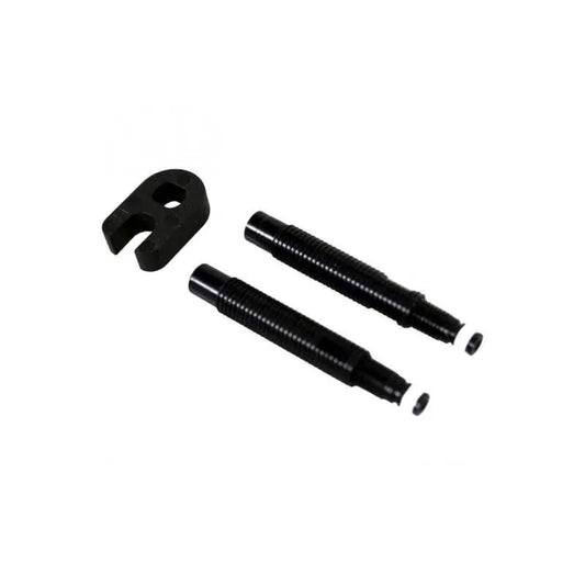 Schwalve Valve Extender - 2Pcs - 30mm - Black