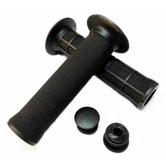 Universal No-Lock BMX Race/MTB/Downhill Grips - 130mm - Black