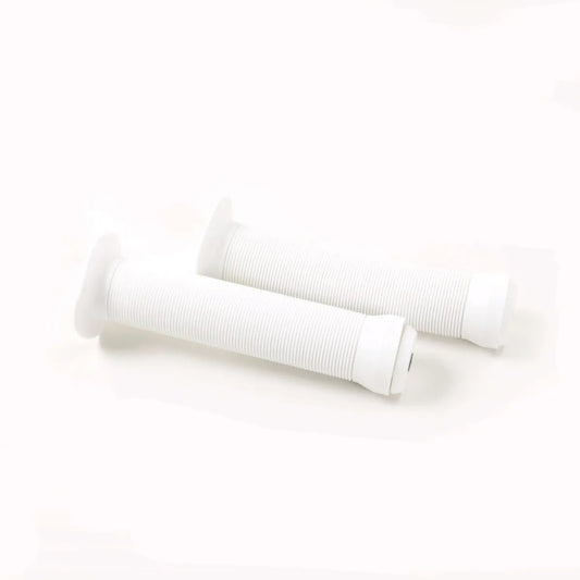 Velo BMX Race/MTB/Downhill Grips 147mm With End Plug - White