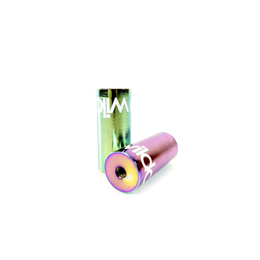 Wildcat Mini BMX Stunt Pegs 10mm Cr-Mo 32 x 75mm Oil Slick