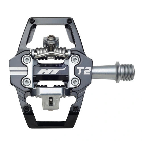 HT T2 SX BMX Race/MTB/Downhill Clip Pedals - Black