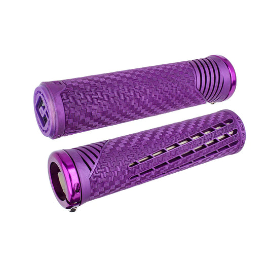 ODI  Connor Fields V2.1 Lock-On BMX Race/MTB/Downhill Grips - 135mm - Cosmic Purple /Pearl