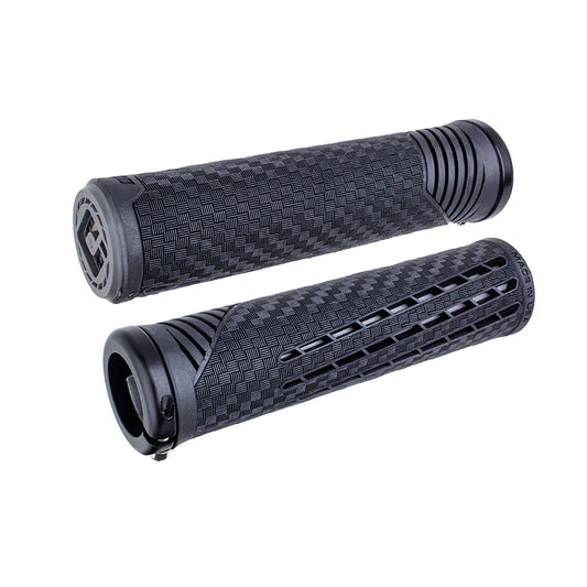 ODI  Connor Fields V2.1 Lock-On BMX Race/MTB/Downhill Grips - 135mm - Pearl Black/Graphite