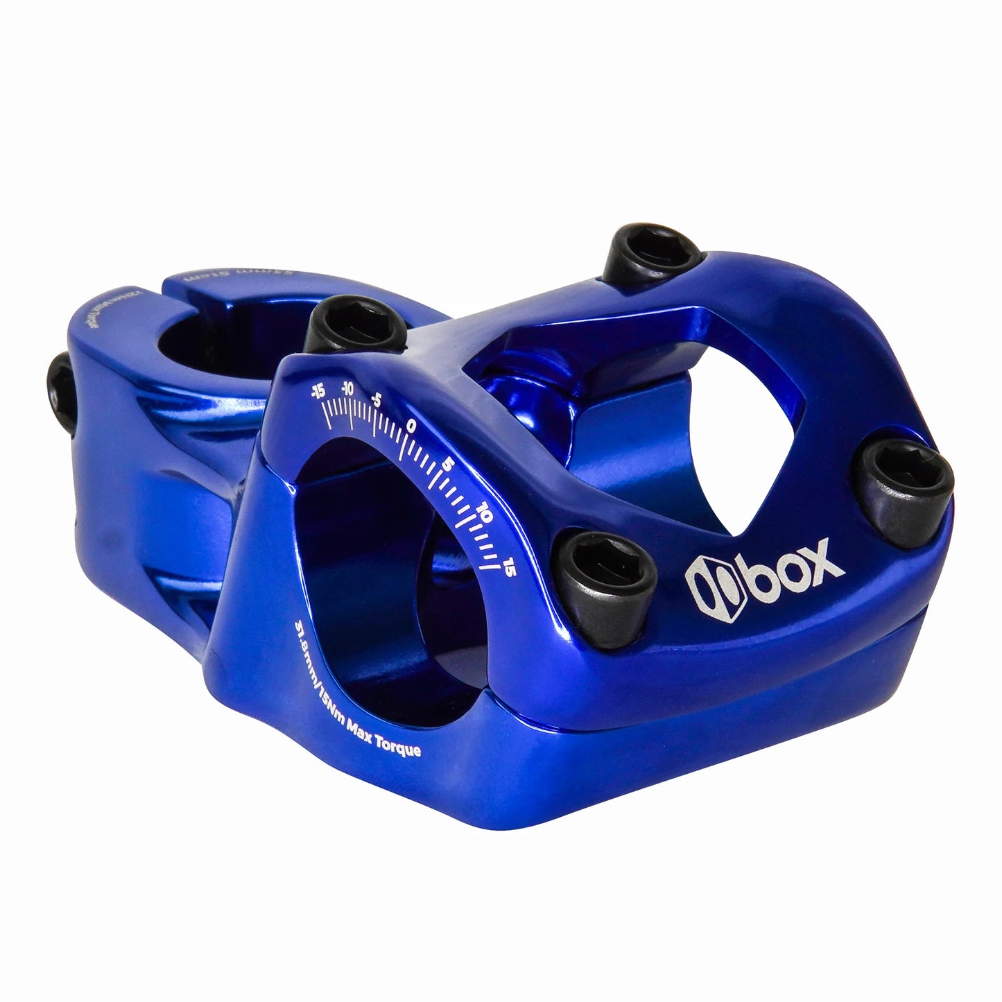 Box One Oversized Top Load BMX Race Stem - 31.8mm - Blue