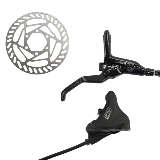 SD Salvo Hydraulic BMX Race Disc Brake Kit + 120mm Rotor - Flat Mount