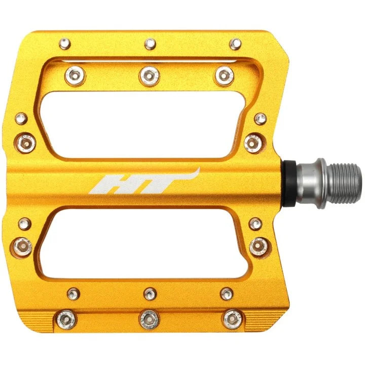 HT AN14A SX BMX Race/MTB/Downhill Flat Pedals - Gold