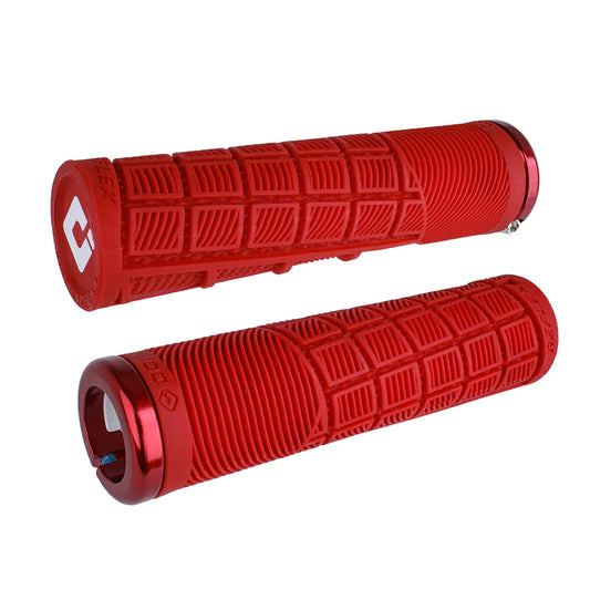 ODI Reflex V2.1 Lock-On BMX Race/MTB/Downhill Grips - 135mm - Red