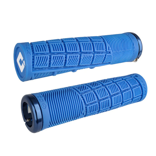 ODI Reflex V2.1 Lock-On BMX Race/MTB/Downhill Grips - 135mm - Blue