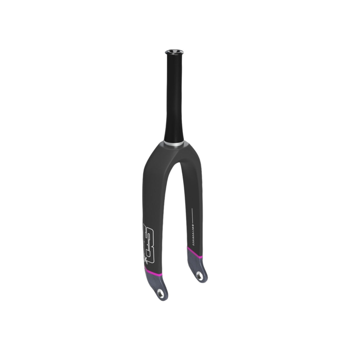 SD Expert V2 Carbon BMX Race Fork - 10mm - Matte Black/Pink/Grey