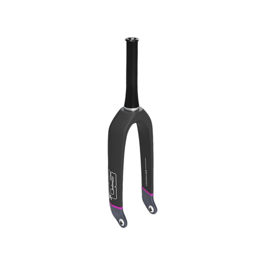 SD Expert V2 Carbon BMX Race Fork - 10mm - Matte Black/Pink/Grey