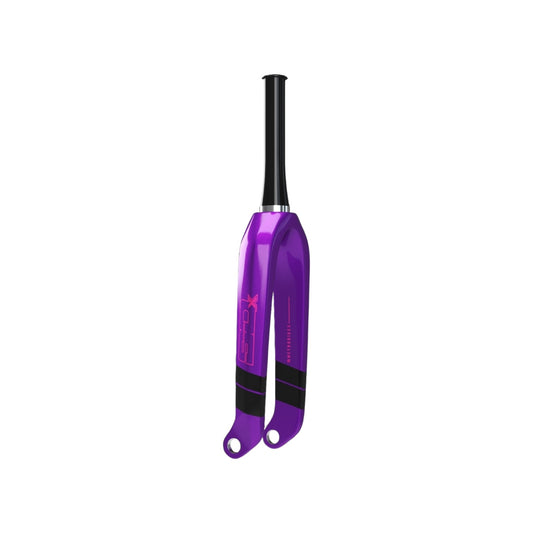 SD Junior V2 Carbon BMX Race Fork - 10mm - Purple/Pink/Black