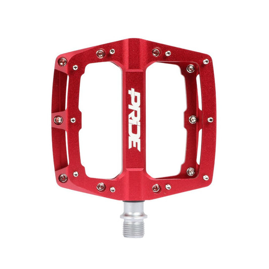 Pride Racing Newton EL1 BMX Race/MTB/Downhill Flat Pedals - Red