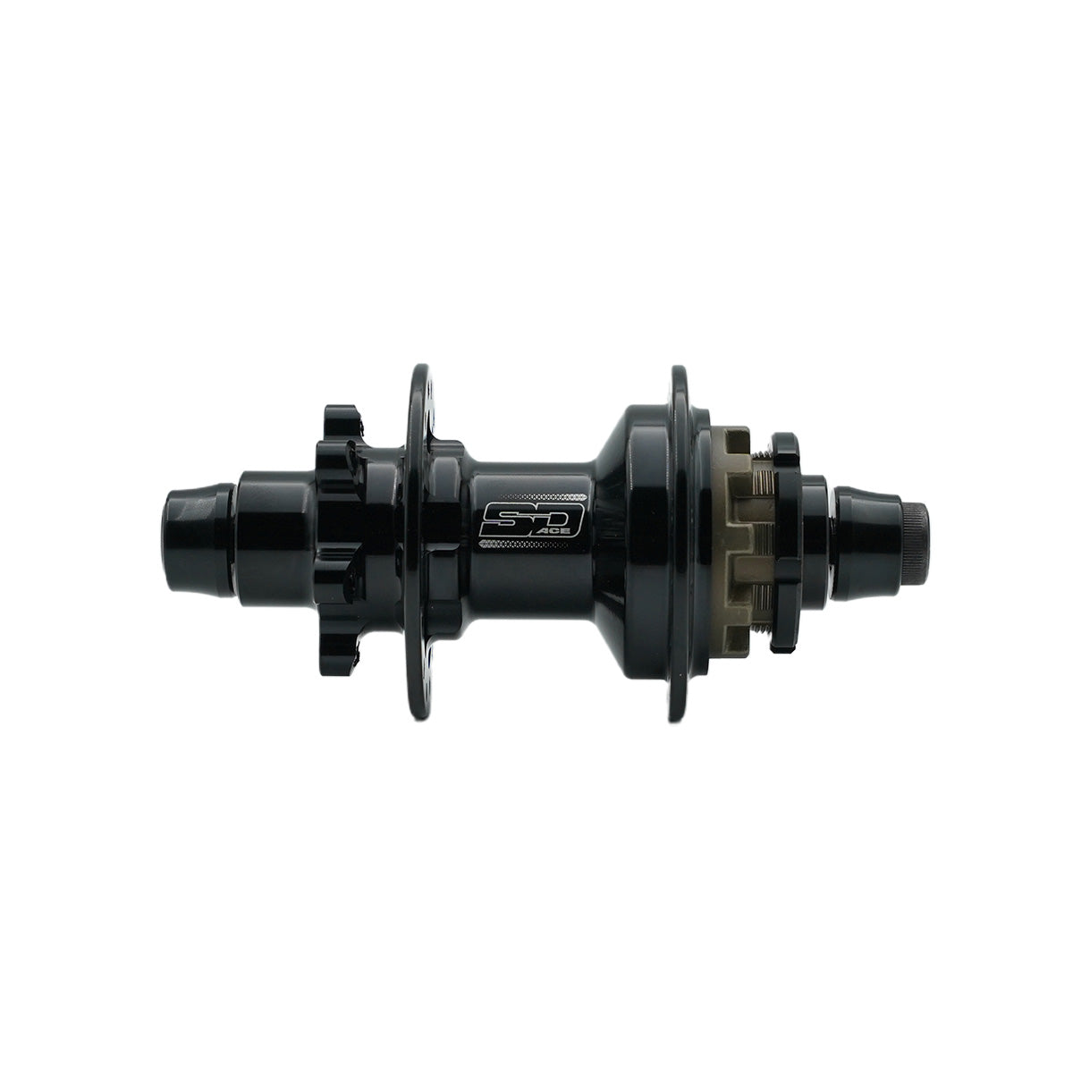 SD Ace V2 Rear Cassette HSX Disc Brake BMX Race Hub - 10mm - Black
