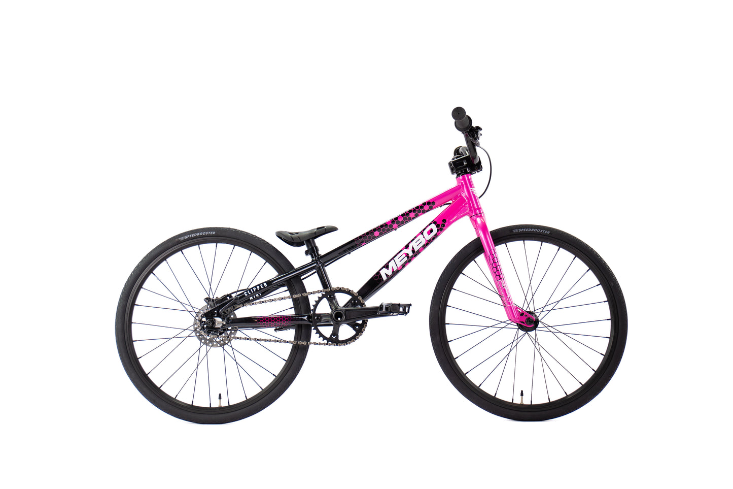 Meybo Clipper 2026 BMX Race Bike - Black/Pink/White