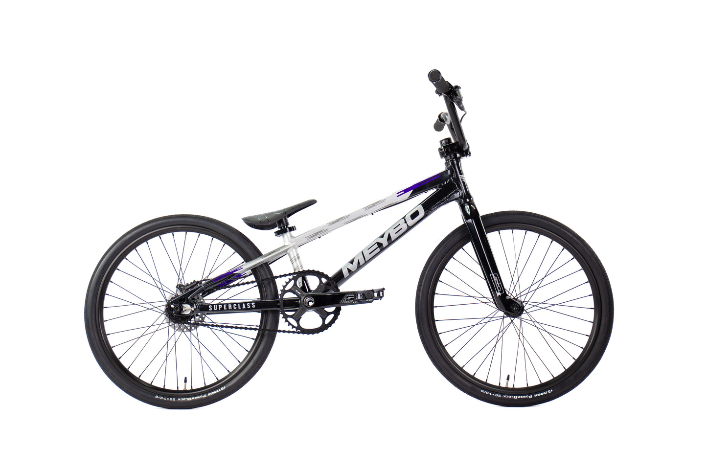 Meybo Superclass 2026 BMX Race Bike - Black/Grey/Purple