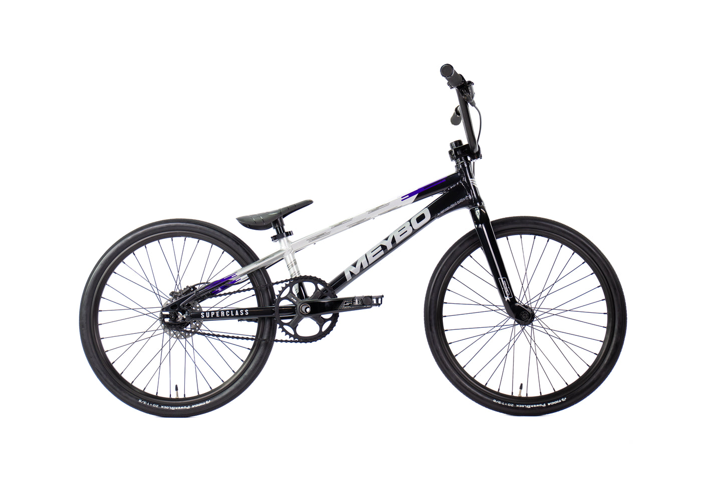 Meybo Superclass 2026 BMX Race Bike - Black/Grey/Purple