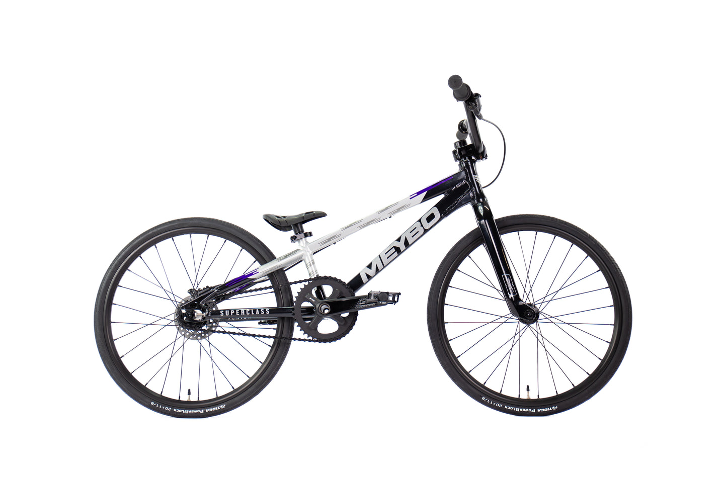 Meybo Superclass 2026 BMX Race Bike - Black/Grey/Purple