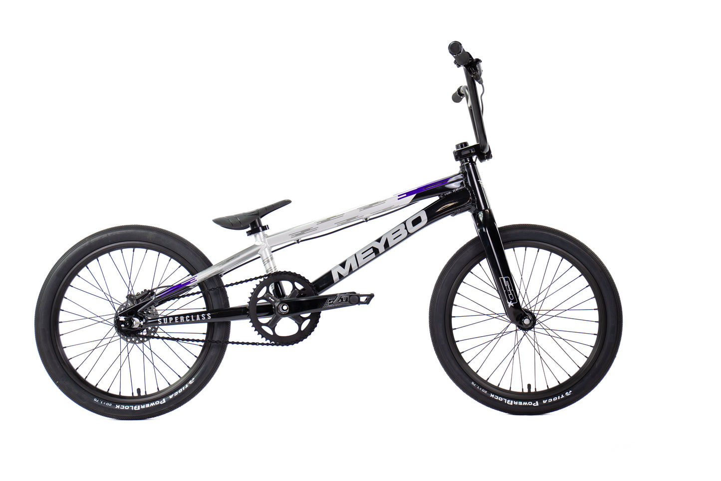 Meybo Superclass 2026 BMX Race Bike - Black/Grey/Purple