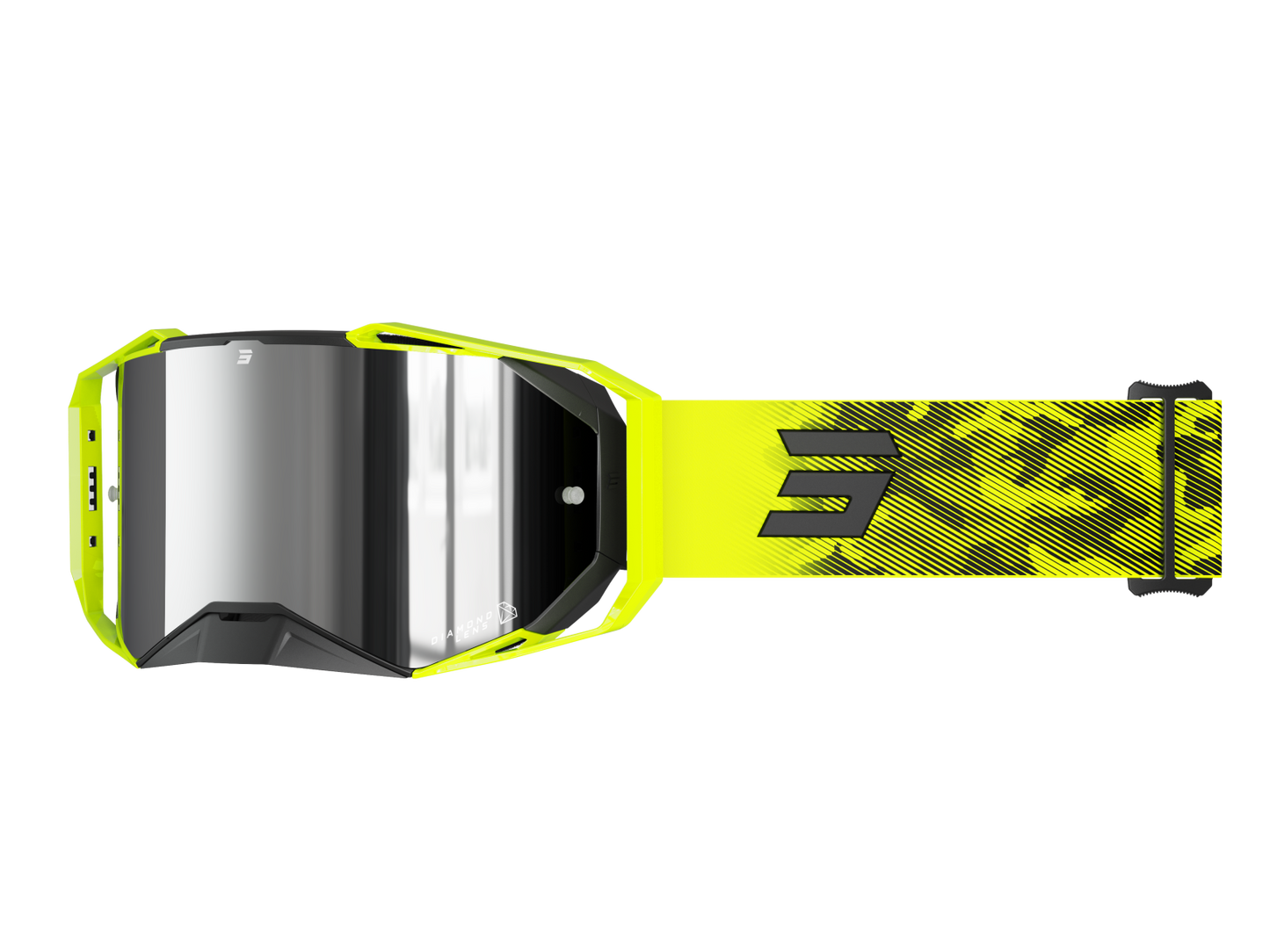 Shot Lite BMX Race/Downhill Goggles Patrol - Matte Neon Yellow
