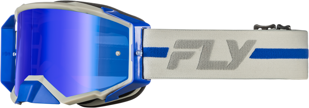 Fly Racing Zone Pro BMX Race/MTB/Downhill Goggles - Grey/Blue
