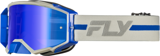 Fly Racing Zone Pro BMX Race/MTB/Downhill Goggles - Grey/Blue