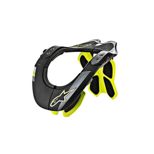 Alpinestars BNS Tech-2 BMX Race/MTB/Downhill Neck Protection - Black Yellow Fluo