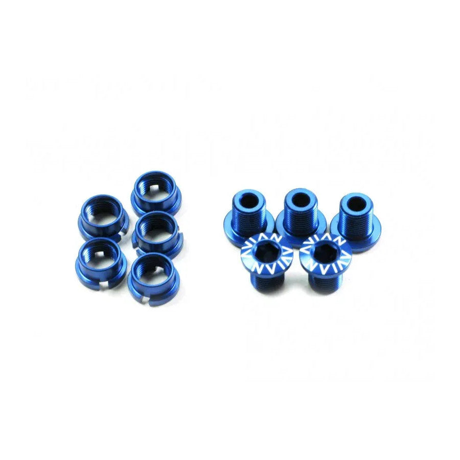 Avian Alloy BMX Race Chainring Bolts - Blue