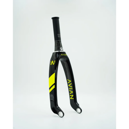 Avian Versus Tapered BMX Race Fork -  20mm - Evo Gloss Neo Yellow