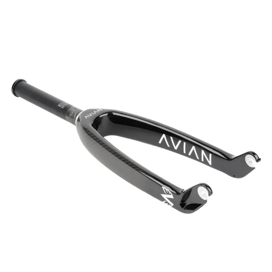 Youth Avian Versus Carbon BMX Race Fork - 10mm - Black Evo