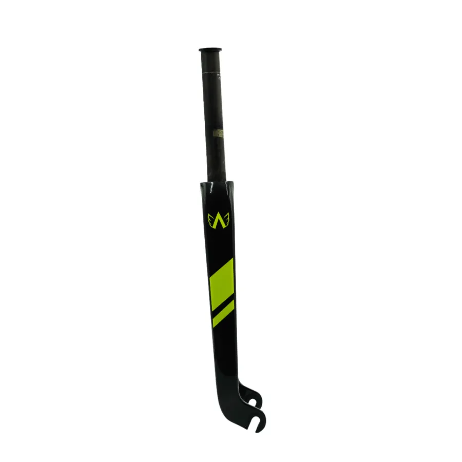 Youth Avian Versus Carbon BMX Race Fork - 10mm - Neon Yellow