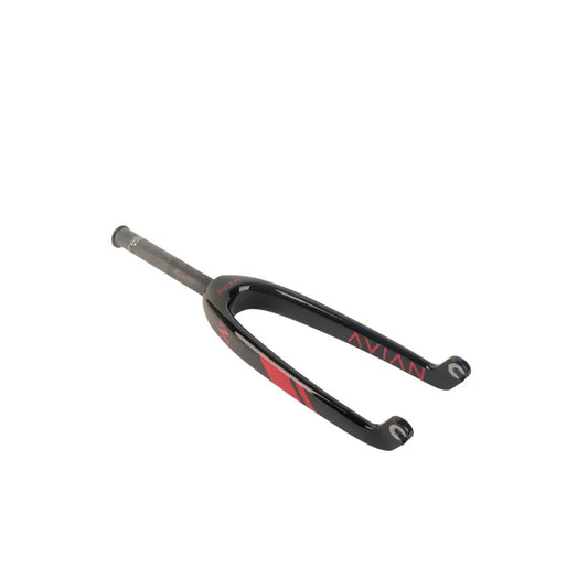 Youth Avian Versus Carbon BMX Race Fork - 10mm - Red Evo