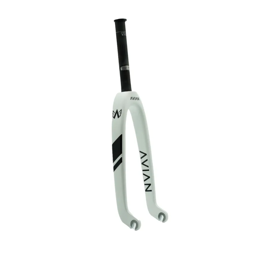Youth Avian Versus Carbon BMX Race Fork - 10mm - SG White