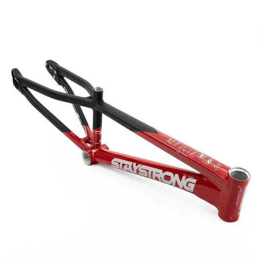 Stay Strong V5 Disc Only BMX Race Frame 2025 - Red/Black