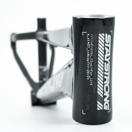 Stay Strong V5 Disc Only BMX Race Frame 2025 - Black/Black