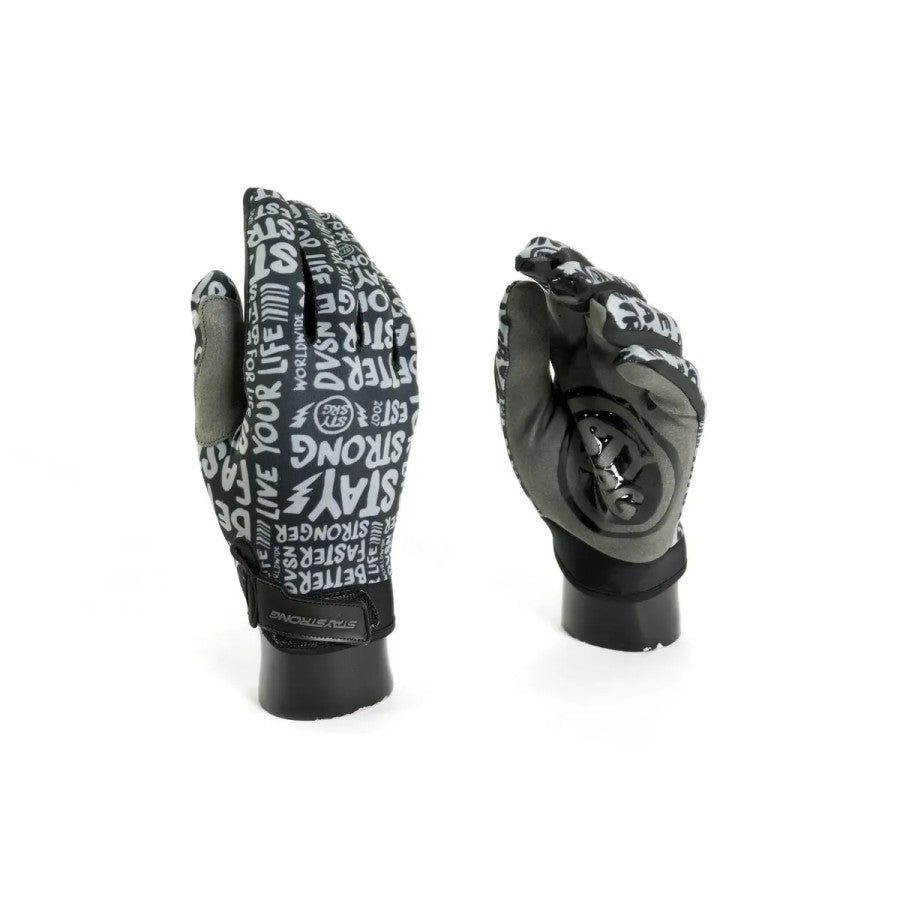 Stay Strong Sketch BMX Race/MTB/Downhill Gloves - Black/Black