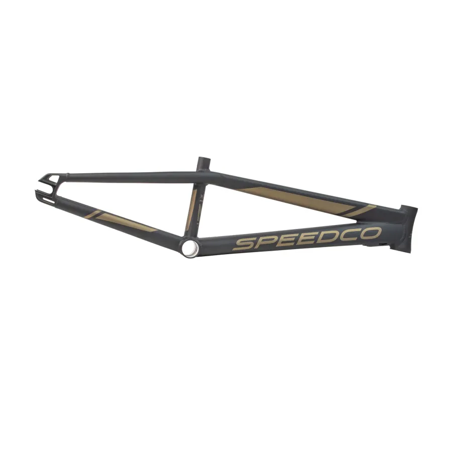 SpeedCo M2 Alloy BMX Race Frame - Matte Gold/Black