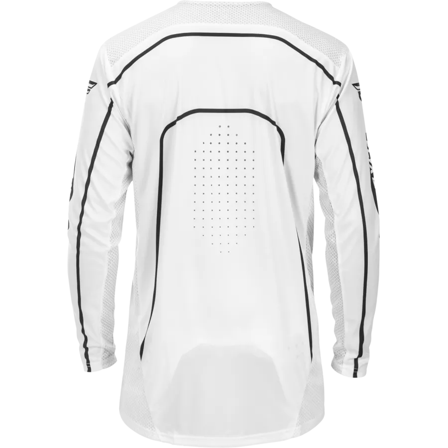 Fly Racing Rayce 2026 BMX Race/MTB/Downhill Jersey - White/Black