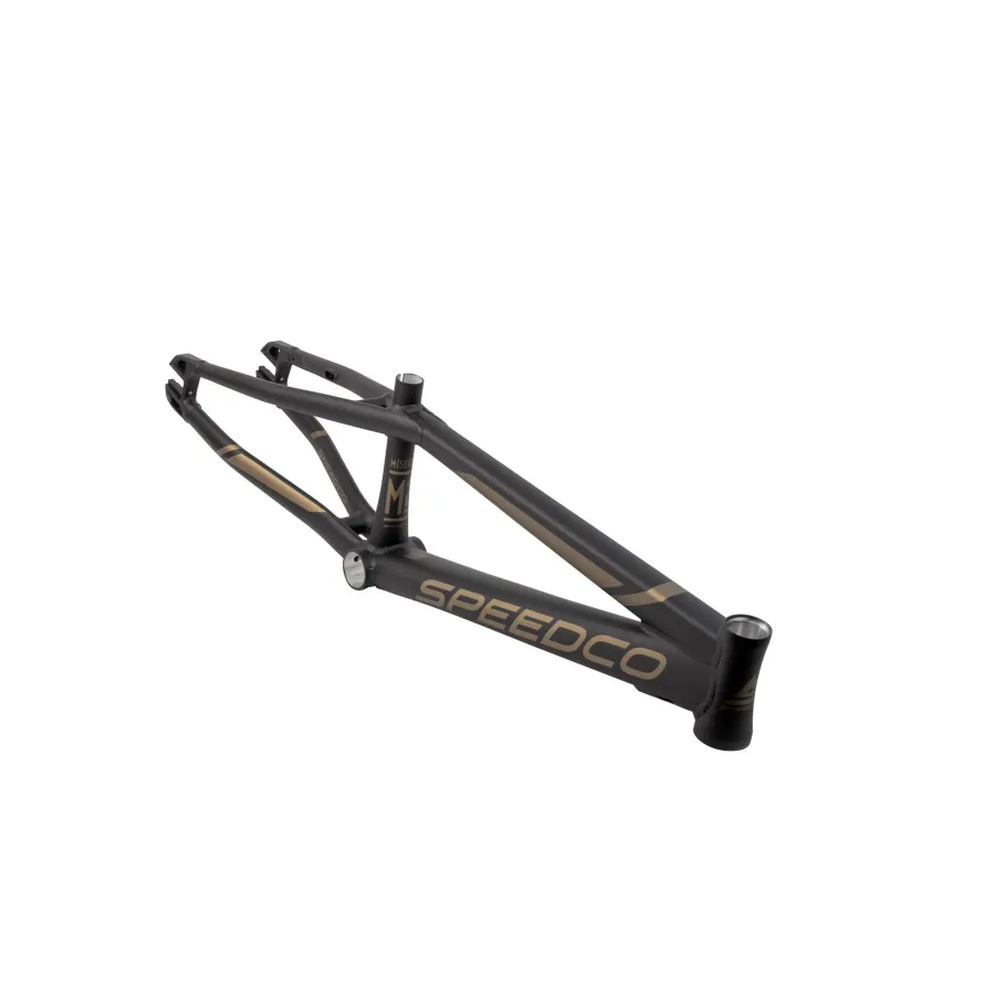 SpeedCo M2 Alloy BMX Race Frame - Matte Gold/Black