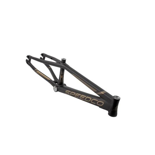 SpeedCo M2 Alloy BMX Race Frame - Matte Gold/Black