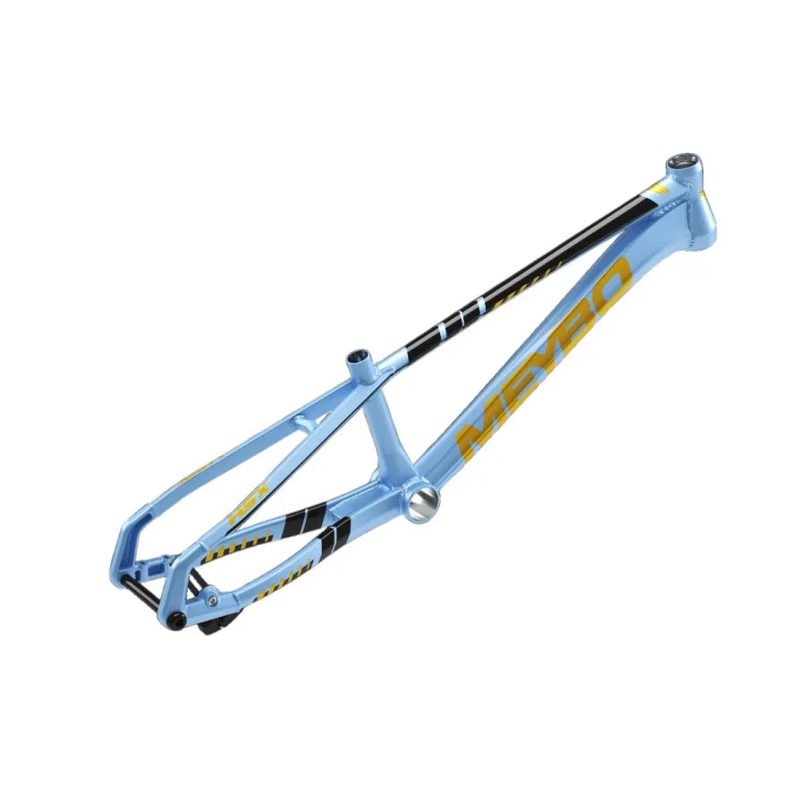 Meybo HSX Alloy 2026 BMX Race Frame - Sky/Gold/Black