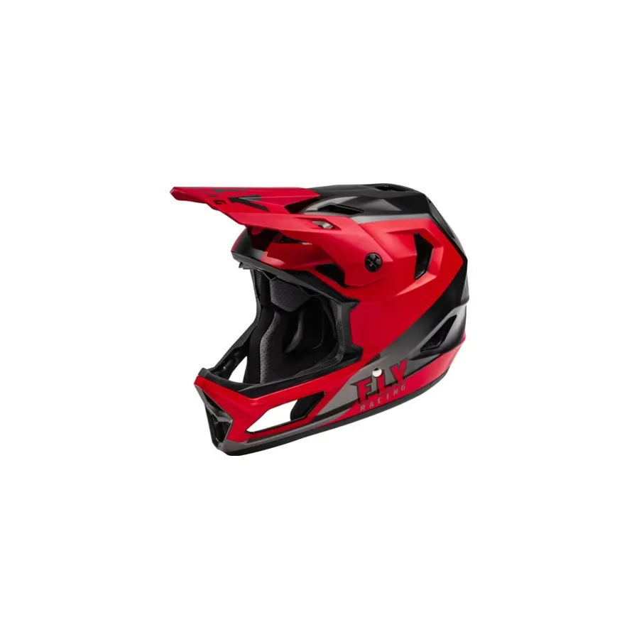 Fly Racing Rayce BMX Race/MTB/Downhill Helmet - Red/Black