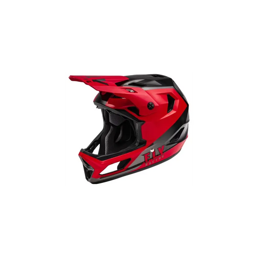 Fly Racing Rayce BMX Race/MTB/Downhill Helmet - Red/Black