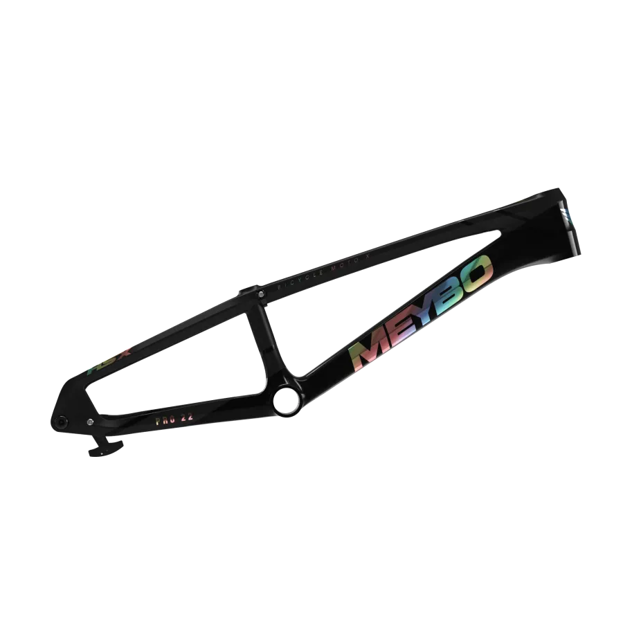 Meybo HSX 2025.5 Carbon BMX Race Frame - Matte Black/Black