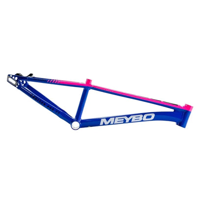 Meybo Holeshot 2025 BMX Race Frame - Blue/Pink/Black